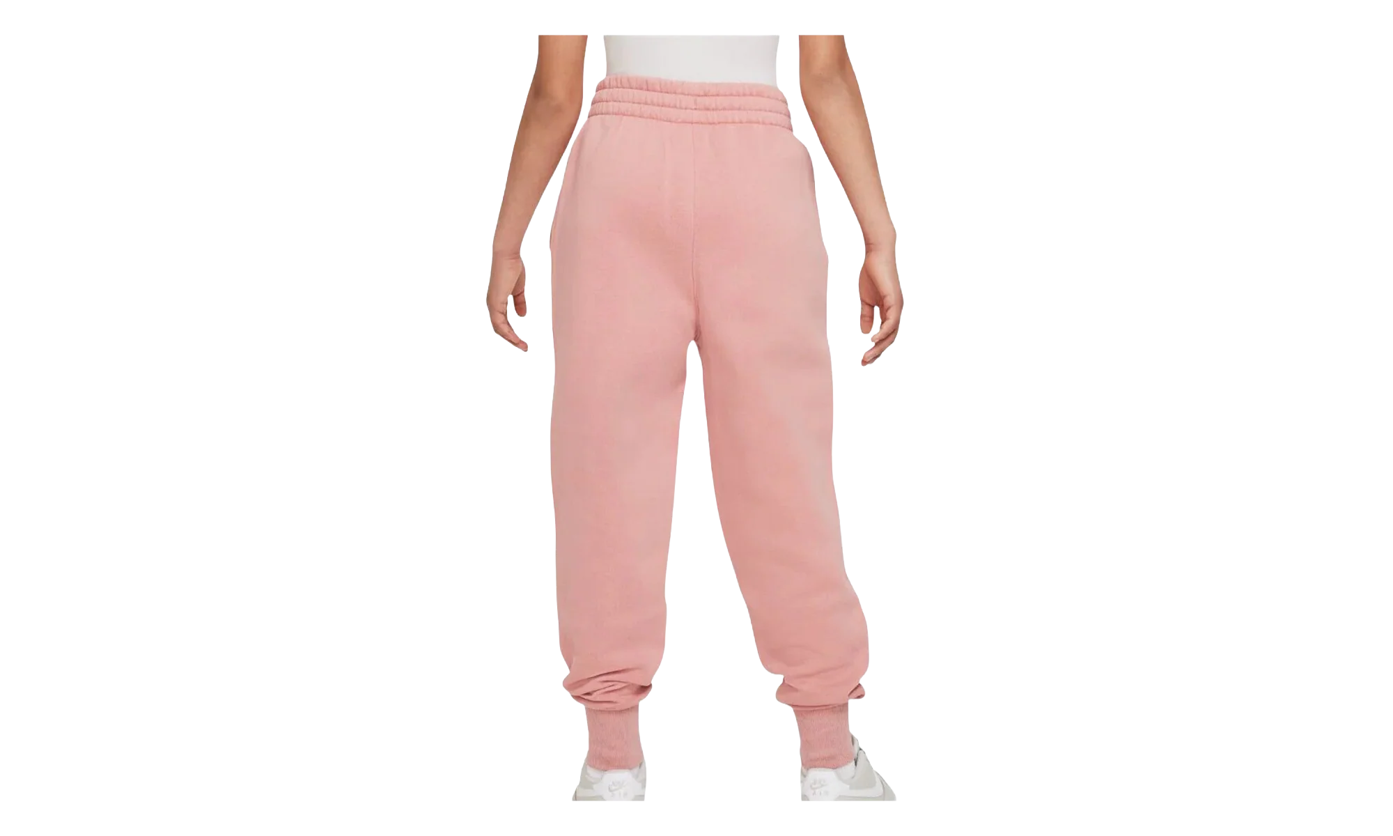 Sportswear Club Fleece High-Waisted Fitted Trousers GS "Red Stardust / White" FD2921 618