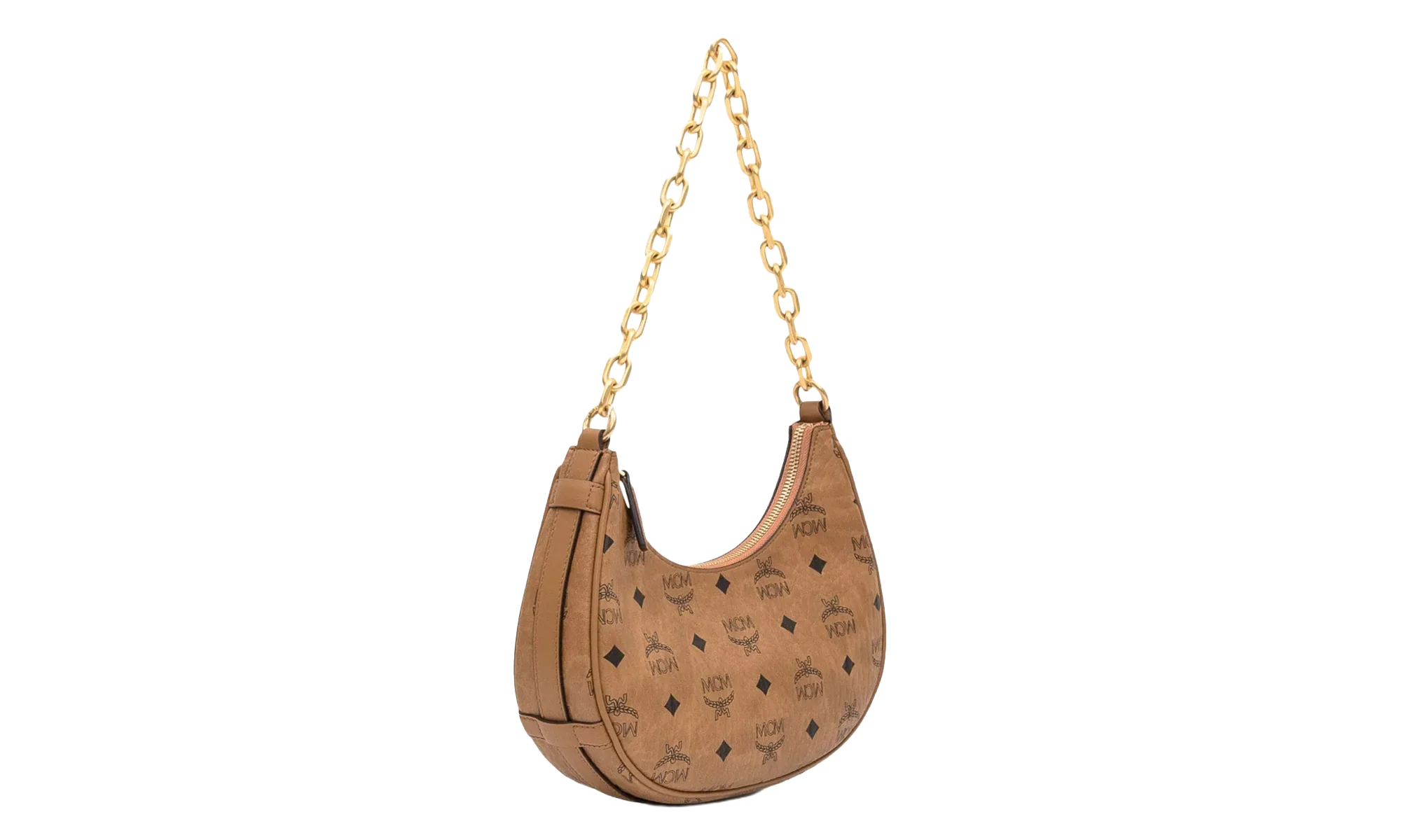 Aren Vi Hobo Bag "COGNAC - Small" MWHFATA02 COGNAC