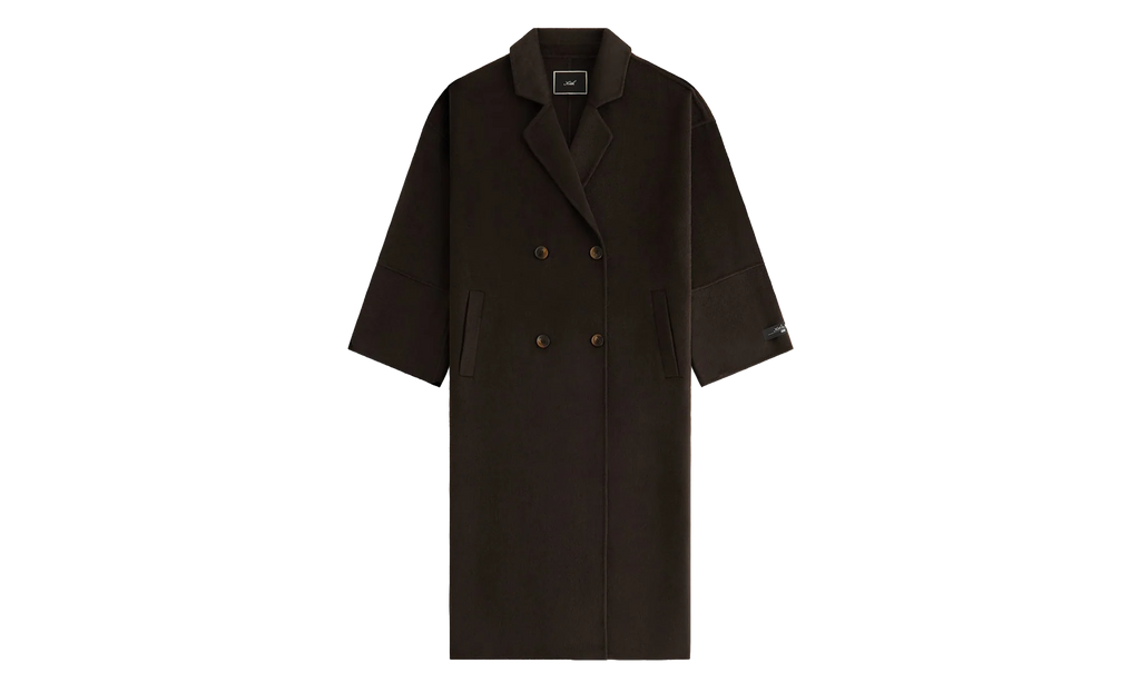 Merra Double Breasted Coat "Dark Brown" khw010217 244