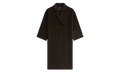 Merra Double Breasted Coat "Dark Brown" khw010217 244