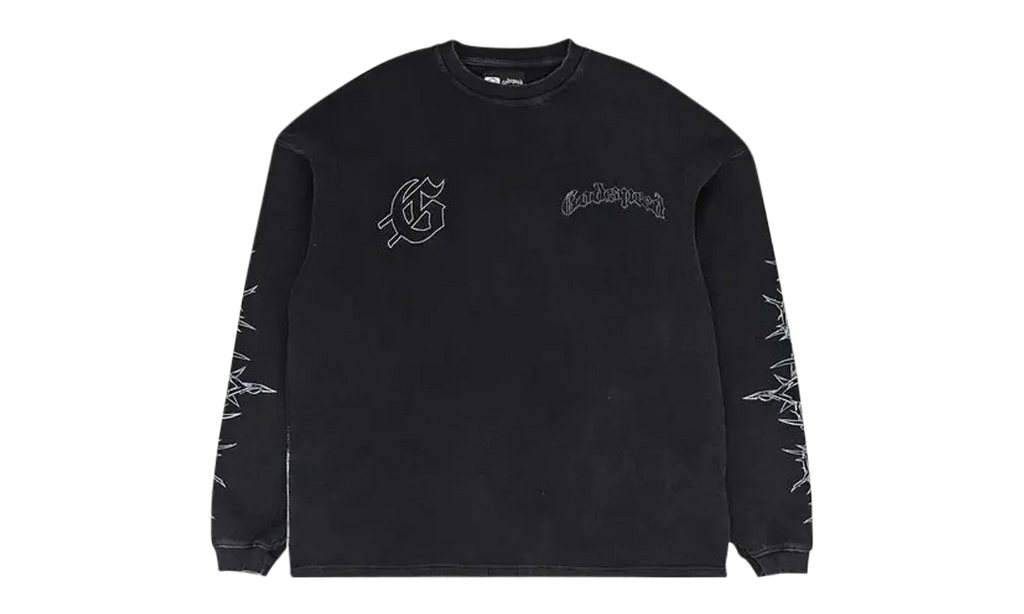 Once Upon A Time Thermal Long-Sleeve T-Shirt "Black Wash" 57T5Z64E