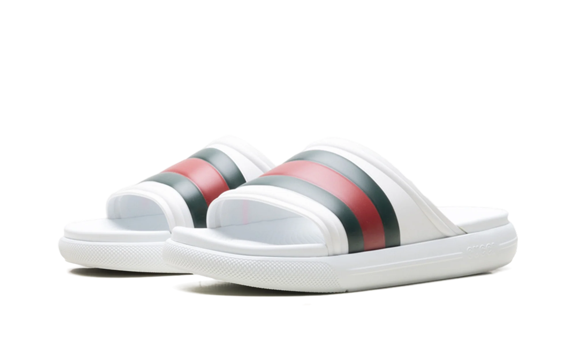 Web Slide Sandal "White Green Red" 780286 J8700 9032