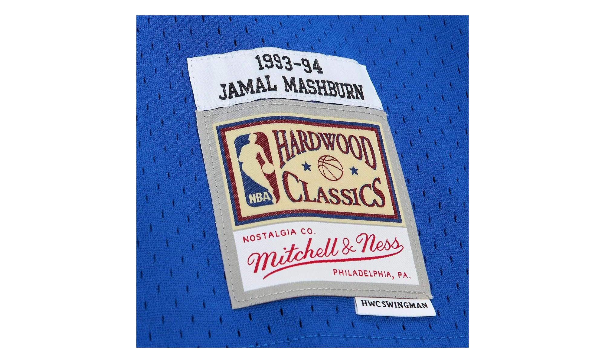 NBA Jersey "1993 Dallas Mavericks Jamal Mashburn - Royal" SMJY5704 DMA93JMBROYA