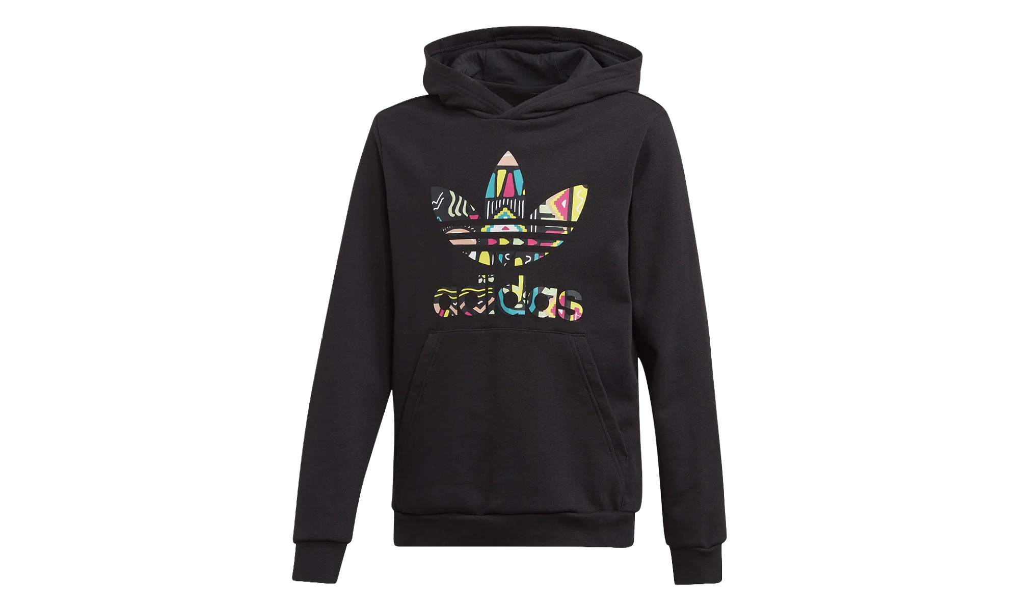 Logo Pattern Hoodie GS "Black" EJ5595