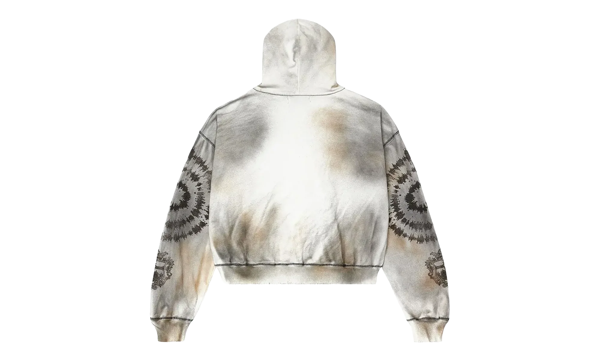 Spiral Zip Up Hoodie "Ash Grey" VAL110