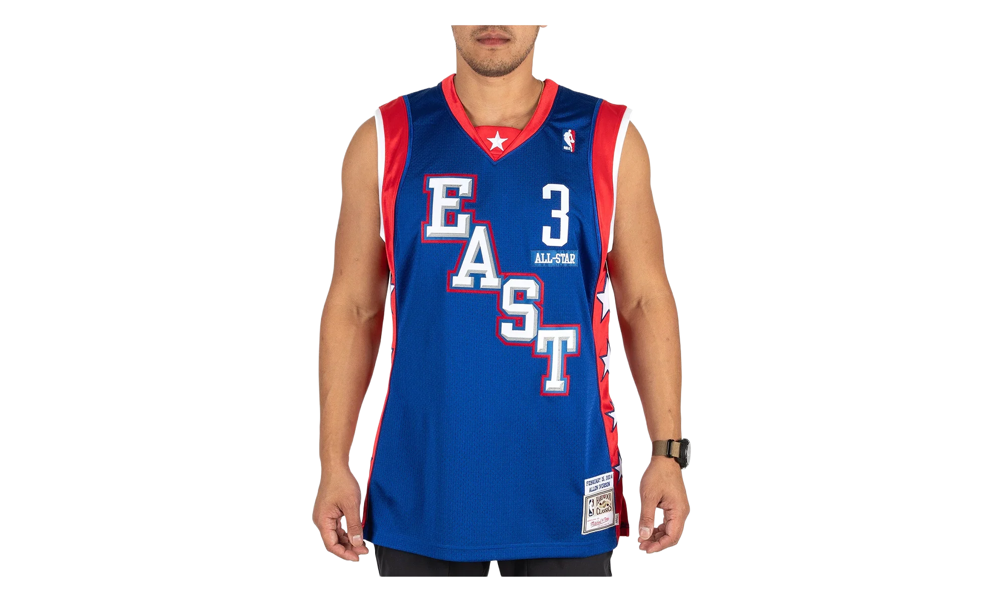 NBA Allen Iverson Authentic Jersey "2004 All-Star East - Royal" BA64J4 ASE B BZQ