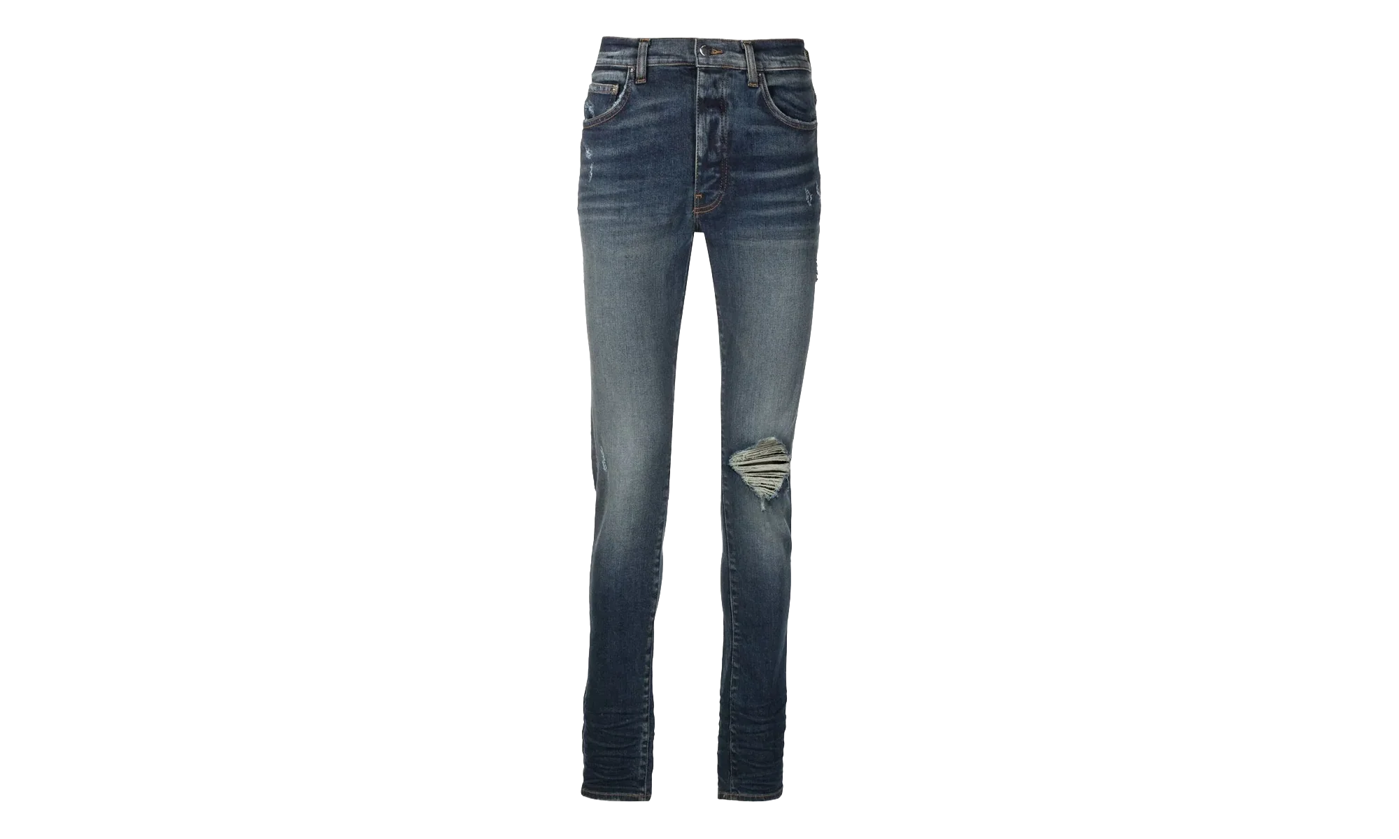 Broken Denim Jeans "Deep Classic Blue" PXMD004 403