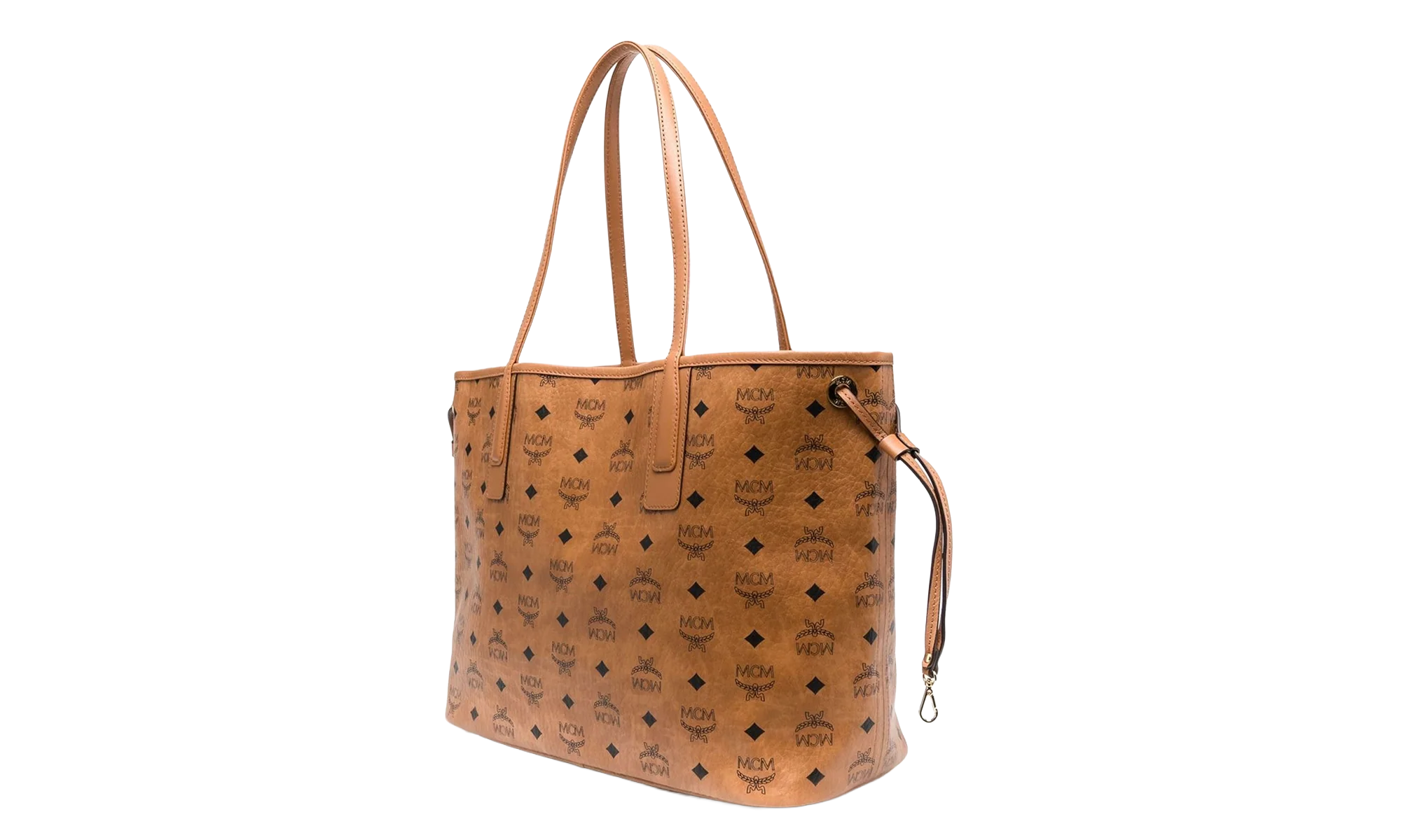 Liz Vi Shopper Reversible Bag "COGNAC - Medium" MWPCSVI01 COGNAC