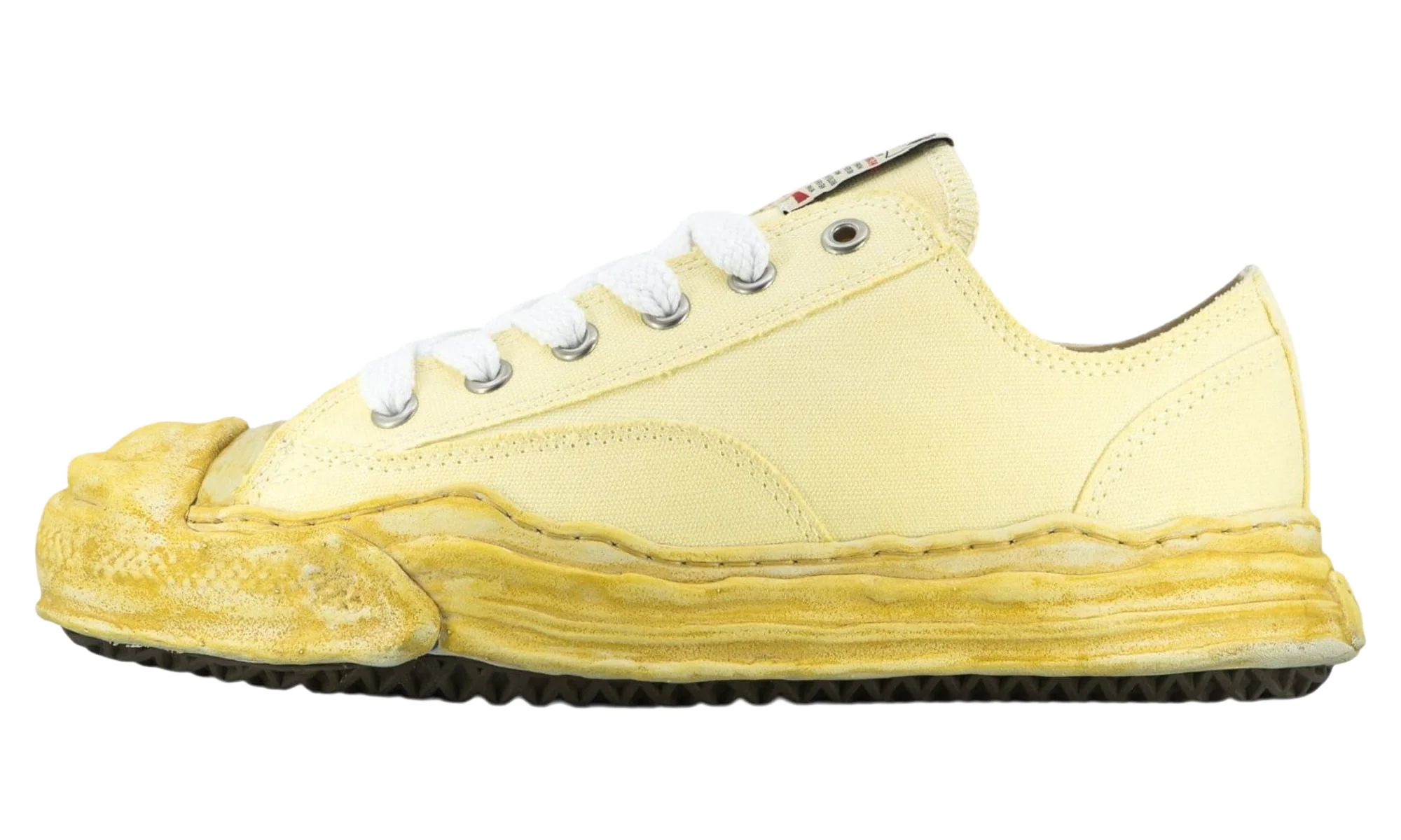 Hank OG Sole Canvas Low "Aged White" A12FW724 WHITE