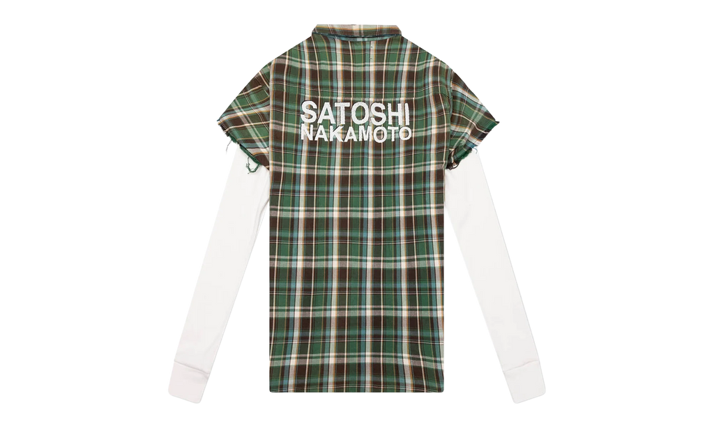 Bender Cut Off Flannel "Green Plaid" SAT002