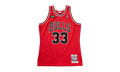 NBA Scottie Pippen Authentic Jersey "1997 Chicago Bulls - Red" 72263B597SPIPP