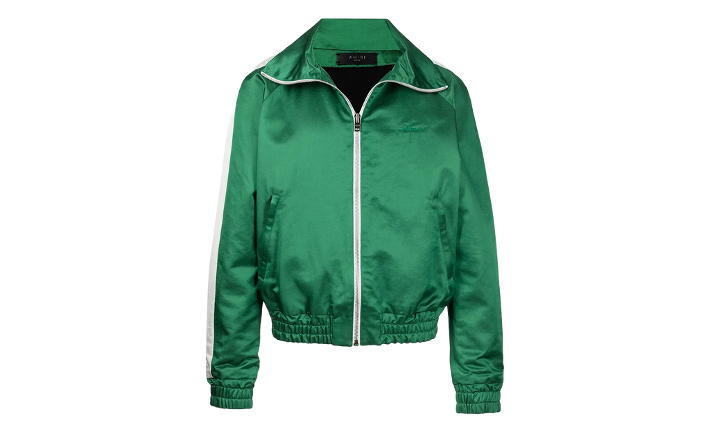 Zip Track Stripe Jacket "Tennis Green / White" MJT001 346