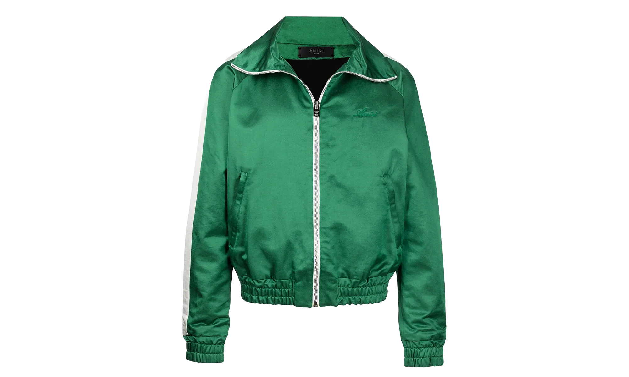 Zip Track Stripe Jacket "Tennis Green / White" MJT001 346