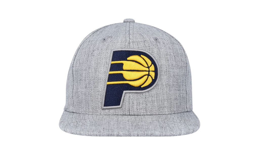 NBA Team Heather 2.0 Snapback Cap "Indiana Pacers - Grey Heather" HHSS3272 IPAYYPPPGYHT