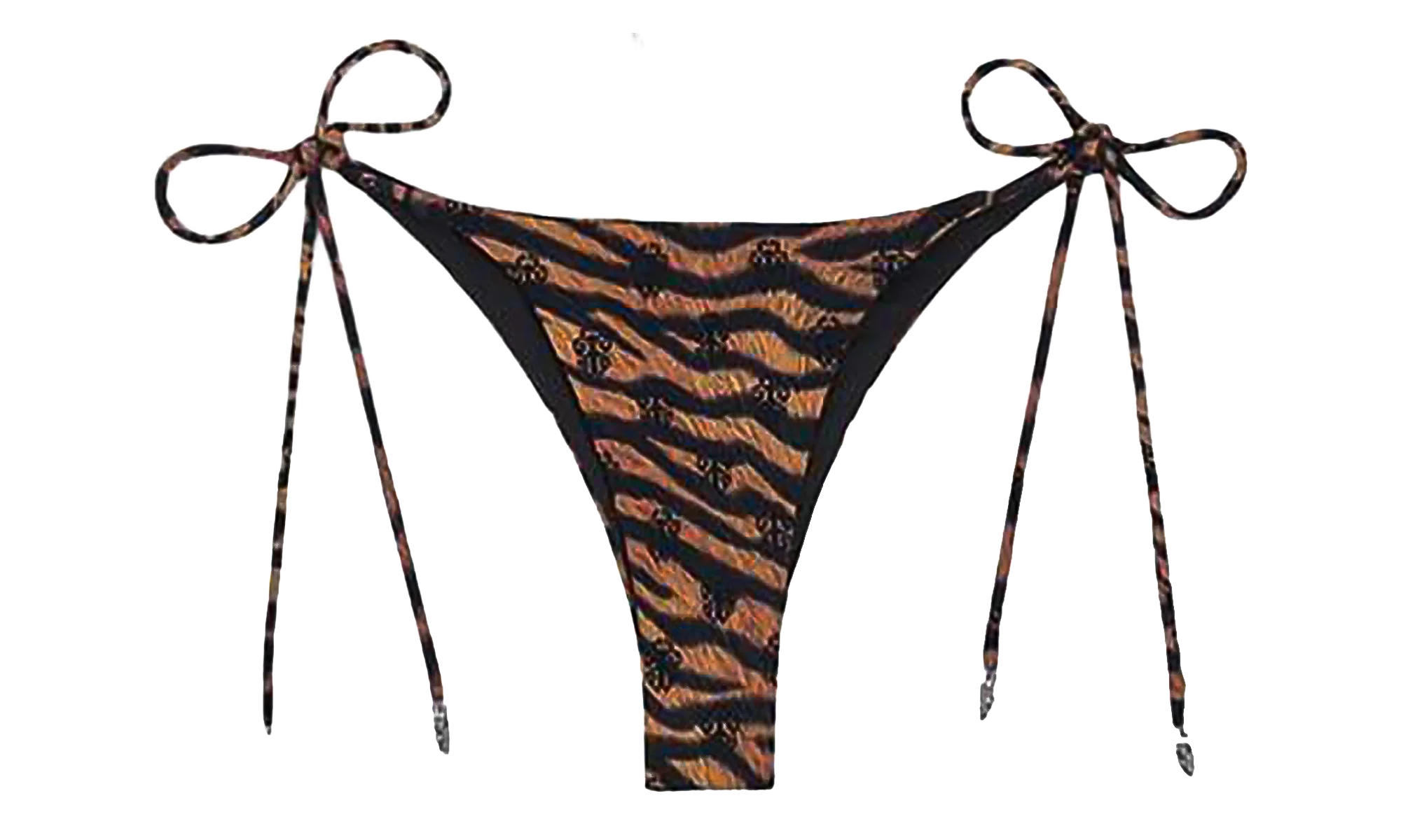 X DIB Orange Tiger Bikini bottom "Brown" CHRM1085