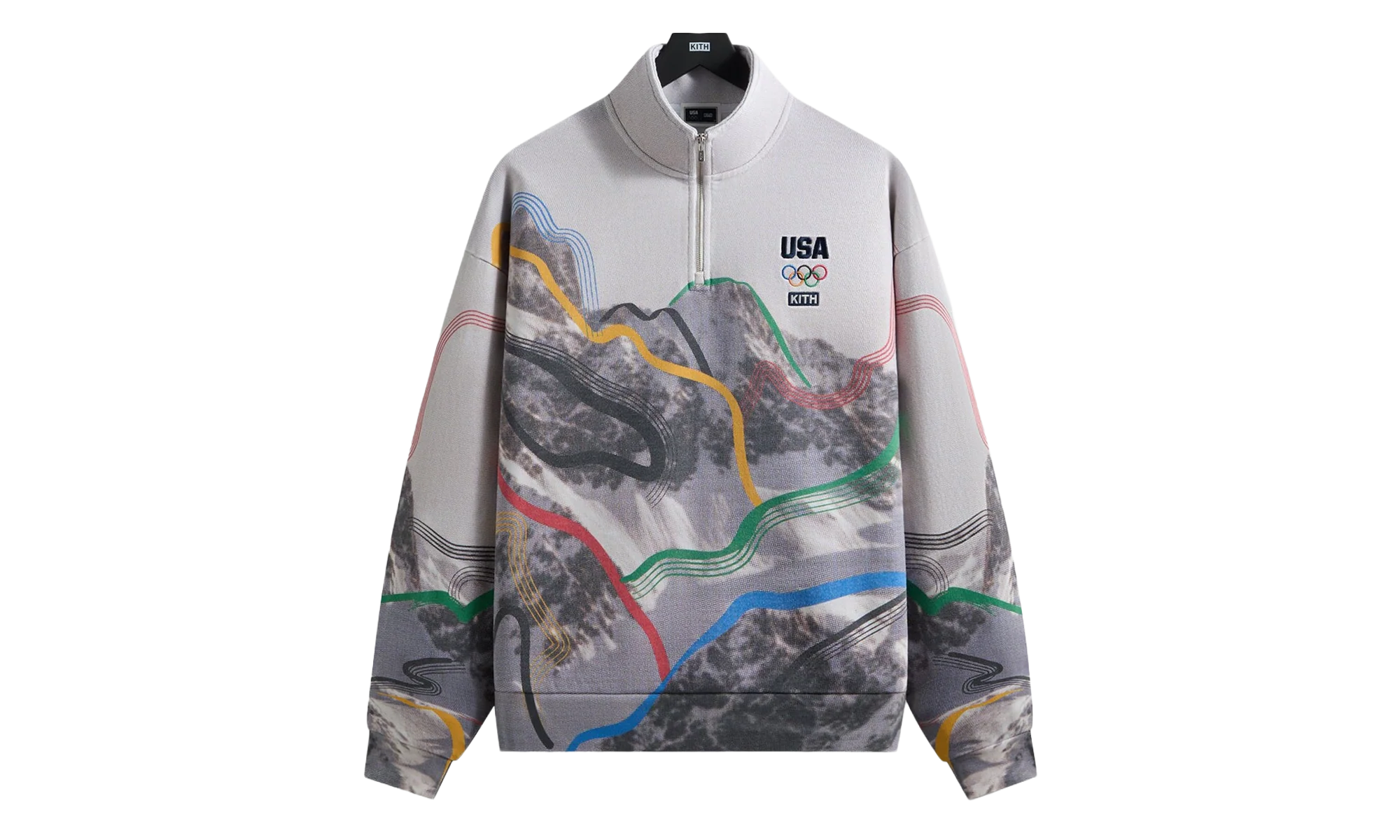 Team USA Winter Mountain Quarter Zip "White" khm034687 101