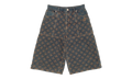Dandy Quilted Jeans Shorts "Deep Indigo" 1AILV7