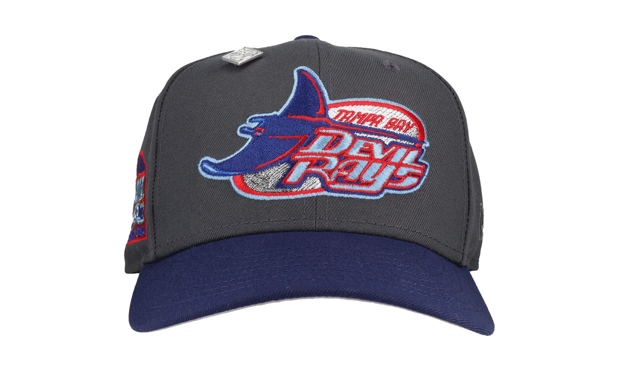 59FIFTY Tampa Bay Rays Tropicana Field Fitted Hat "Graphite / Navy" NE390