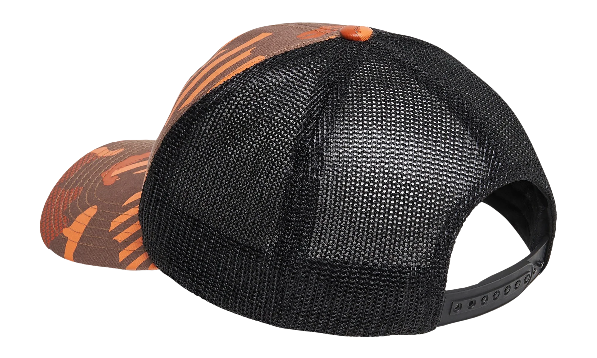 B1B HDO Patch Trucker Hat "Orange Stripe / Grip Camo" FOS900906 9YW