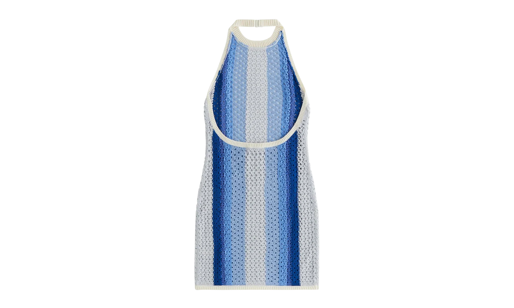 Crochet Knit Anya Mini Dress "Kyanite" KITH10