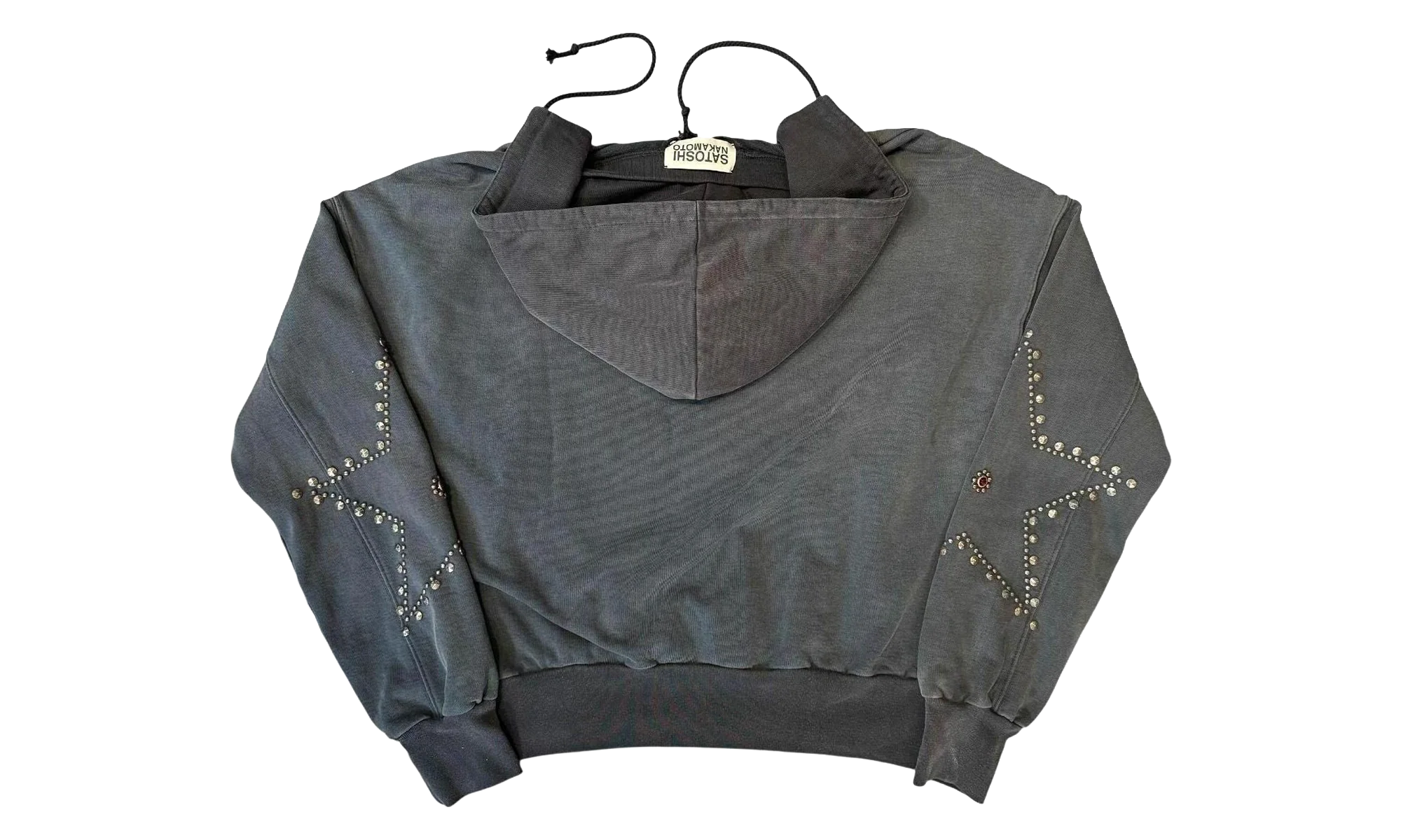 Star Studded Hoodie "Black Grey" SAT012