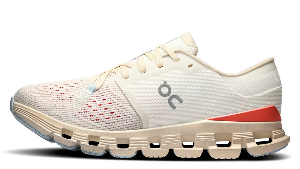 On Running Cloud X 4 Ivory Salmon (Women's)