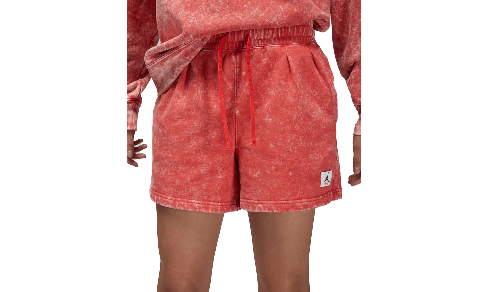 Jordan Washed Fleece Shorts WMNS "Red" DQ4613 605