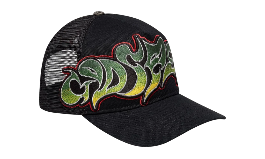 GS Neo Trucker Hat "Black / Yellow / Red" GS133