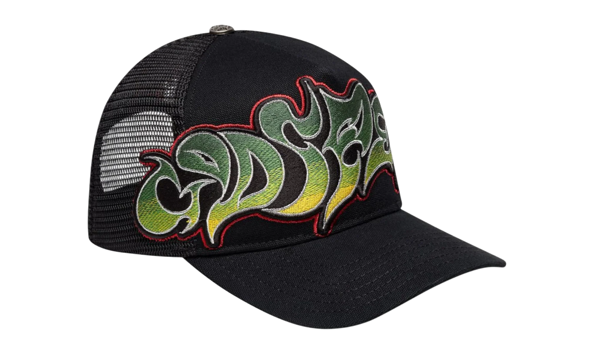 GS Neo Trucker Hat "Black / Yellow / Red" GS133