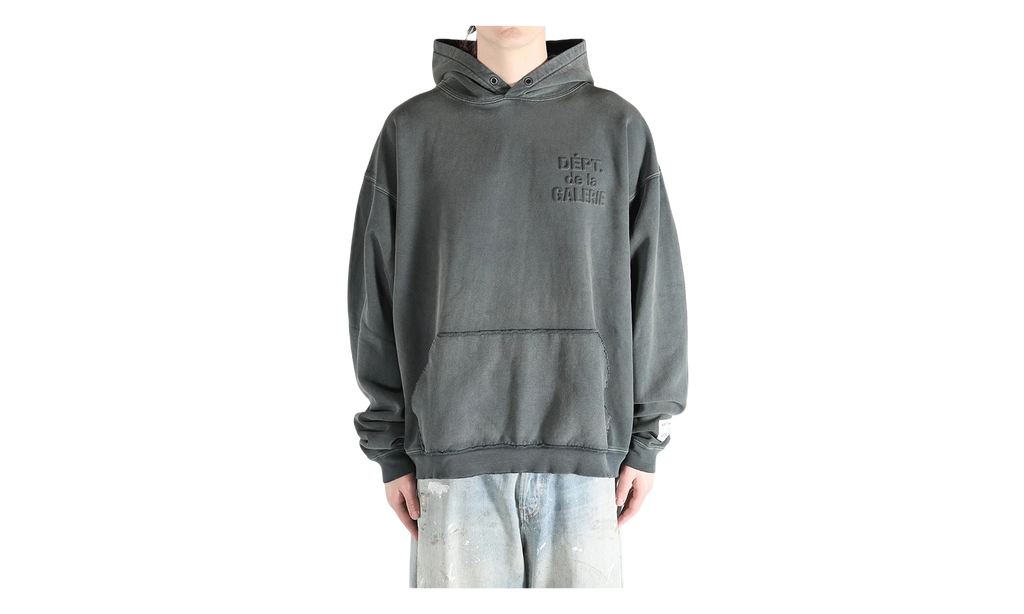 Embossed Hoodie "Graphite" GD094