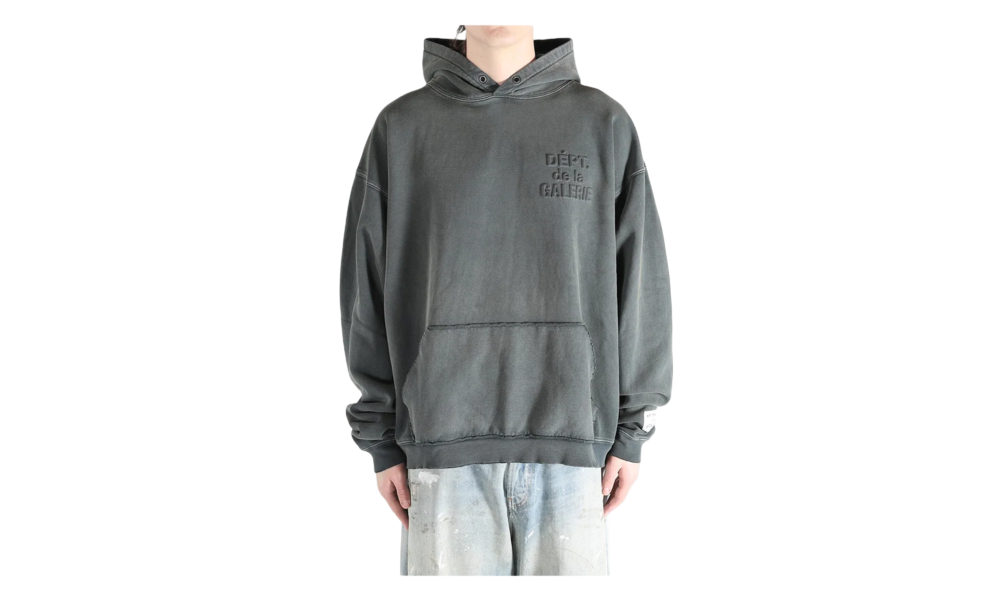 Embossed Hoodie "Graphite" GD094