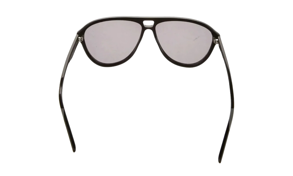 Aviator Logo Sunglasses "Black / Black / Silver" XA41764AC BBS