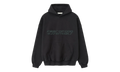 Heavy Fleece 90s Hoodie "Vintage Black" 192HO256564F
