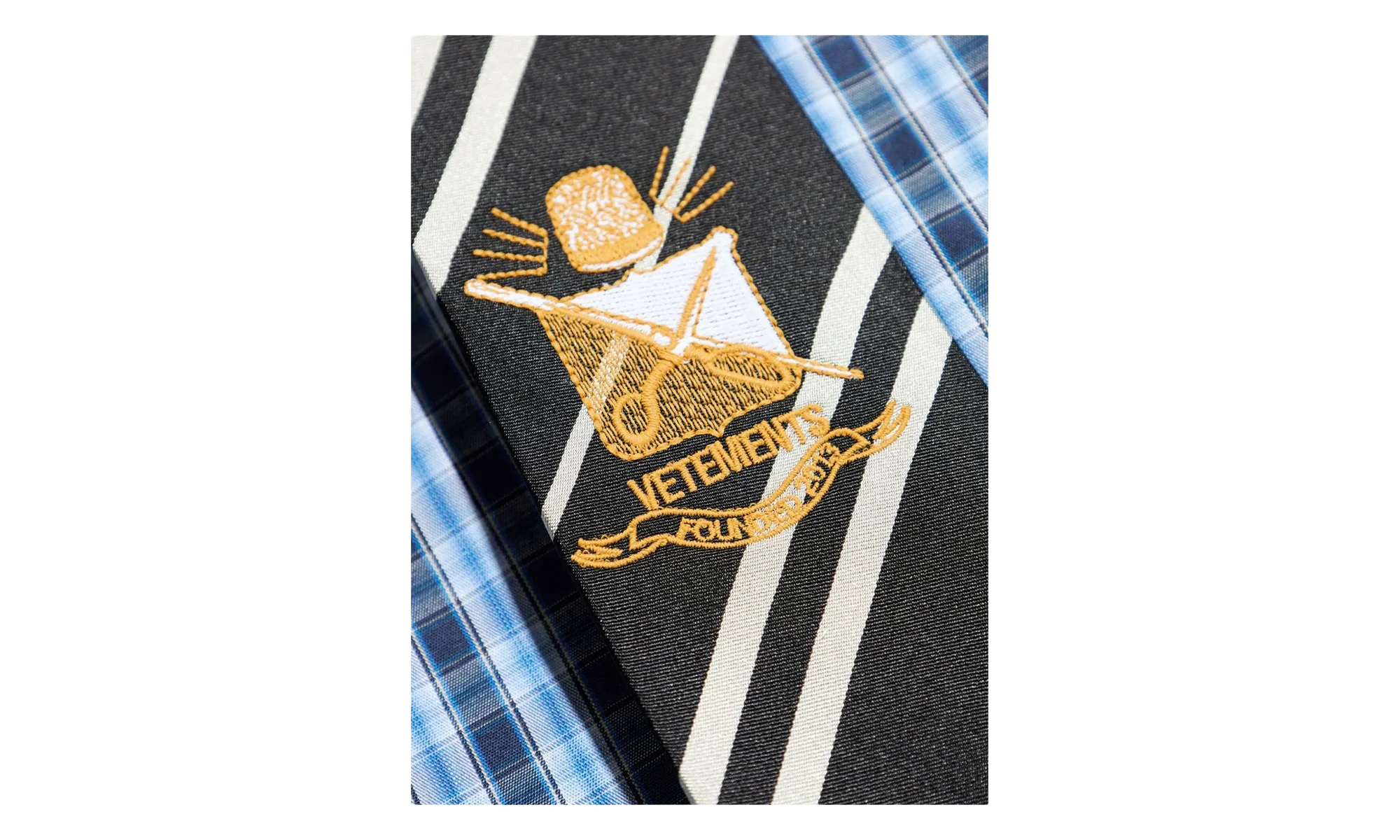 Tie Shirt "Blue Check" UH76SH280CN