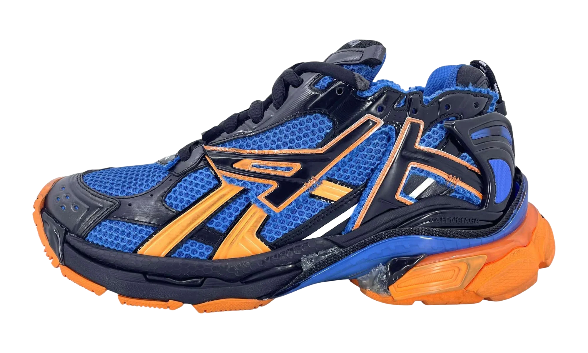 Runner Sneaker "Blue Orange Black" 677403 W3RB3 4719