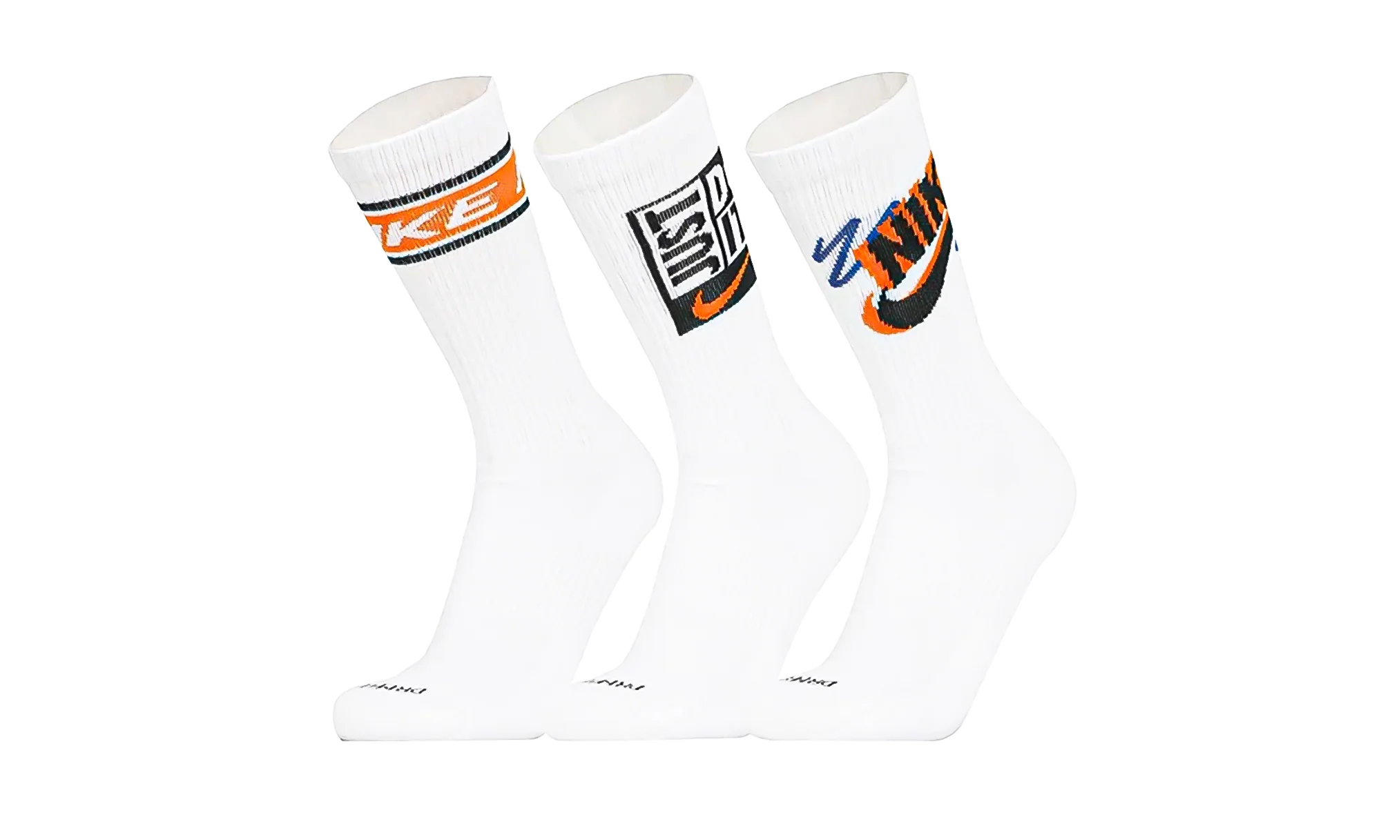 Everyday Plus Crew Socks (3 Pairs) "White" HJ9339 901