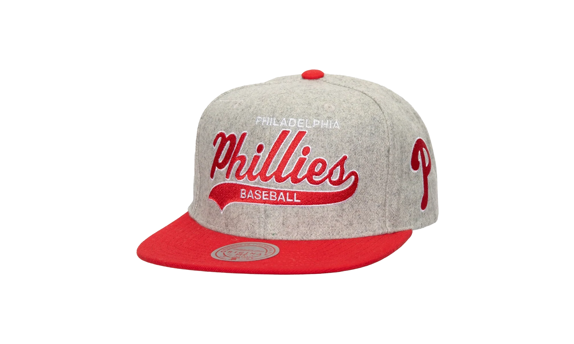 MLB Tailsweep 2.0 Melton Snapback Cap "Philadelphia Phillies - Grey" HHSS7435 PPHYYPPPGREY