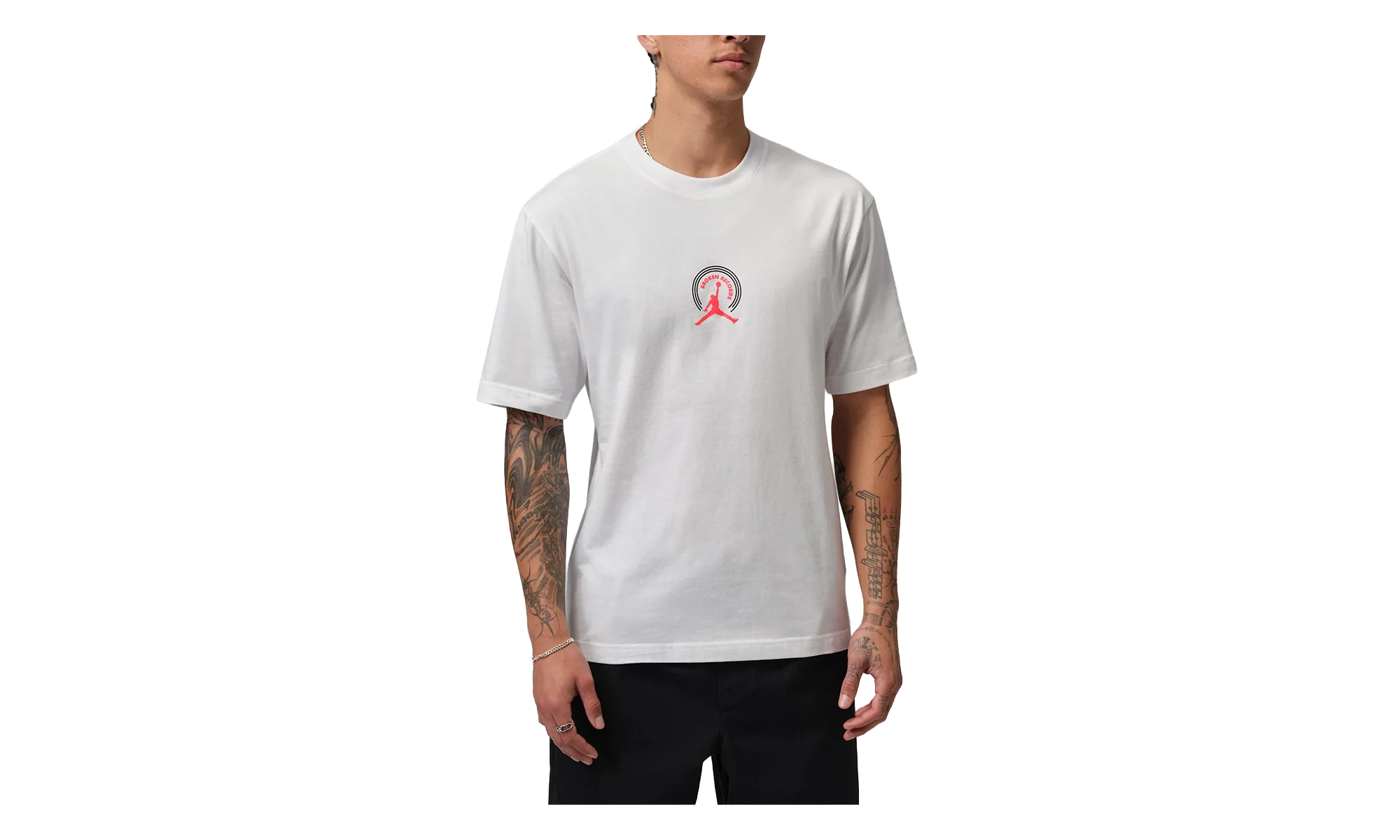Jordan Broken Records Graphic T-Shirt "White / Infrared 23" IF3055 100