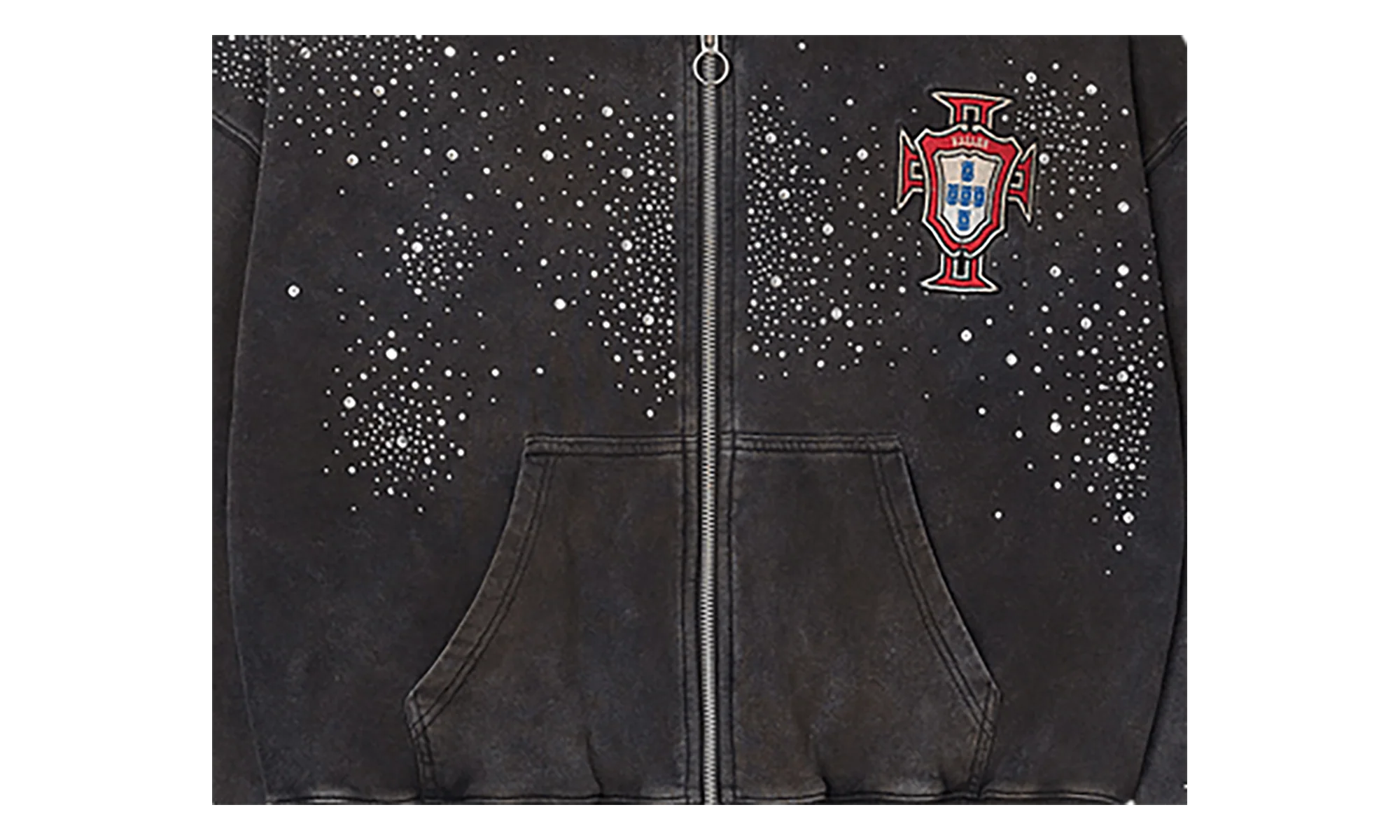 Pluto Custered Zip Up "Black" VALE 08 007 PCZU BK