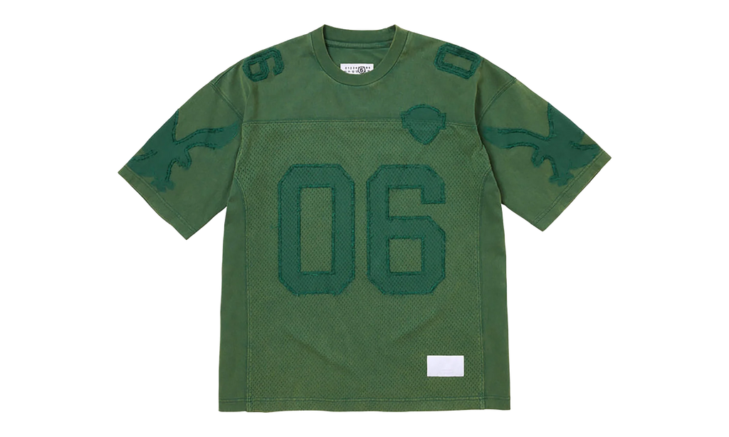 MM6 Maison Margiela Cotton Football Jersey "SS26 - Green" SU27176