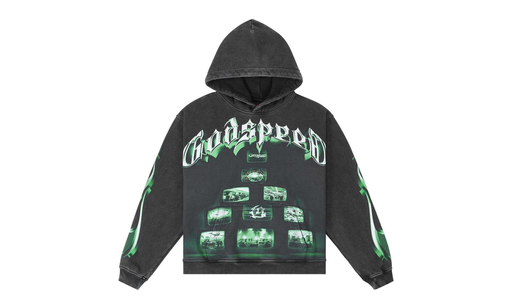 Overstimulation 2025 Hoodie "Black Wash" 10078645