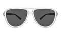 Aviator Logo Sunglasses "White / Black / Silver" XA41764AC WBS