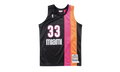 NBA Alonzo Mourning Authentic Jersey "2005-06 Miami Heat Alternate - Black" AJY4EL18032 MHEBLCK05AMO
