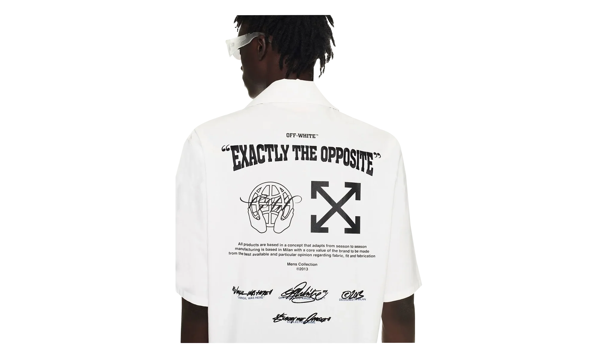 Exact Opp Holiday Shirt "White" OMGG004S23FAB0010110