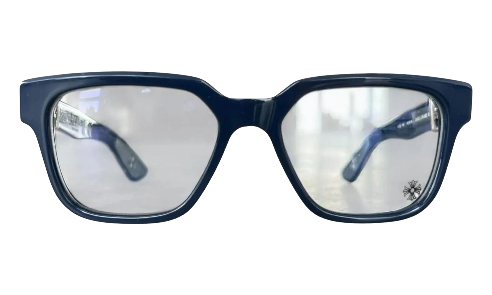 Vagillionaire II Sunglasses "Peacock Navy - Silver" CHRM0995