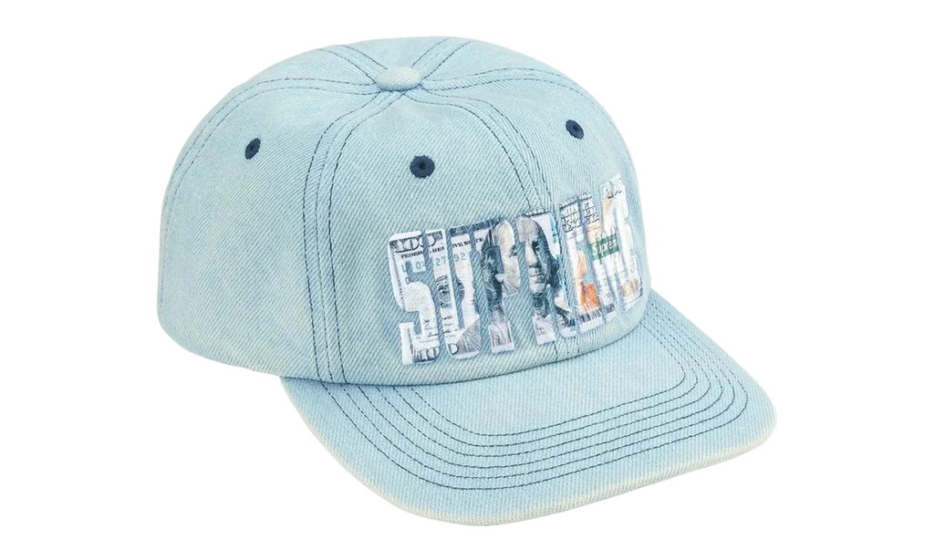 Embroidered Money Logo 6 Panel Hat "SS26 - Denim" SU27432