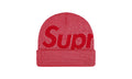 Studded Knockout Big Logo Beanie "FW25 - Red" SU26790