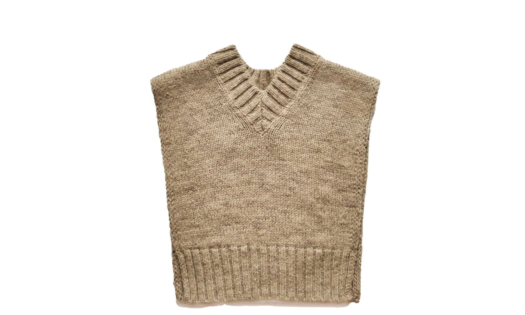 Maison Margiela Sleeveless Sweater Vest Beige "Beige" SI0TH0001S17802119M