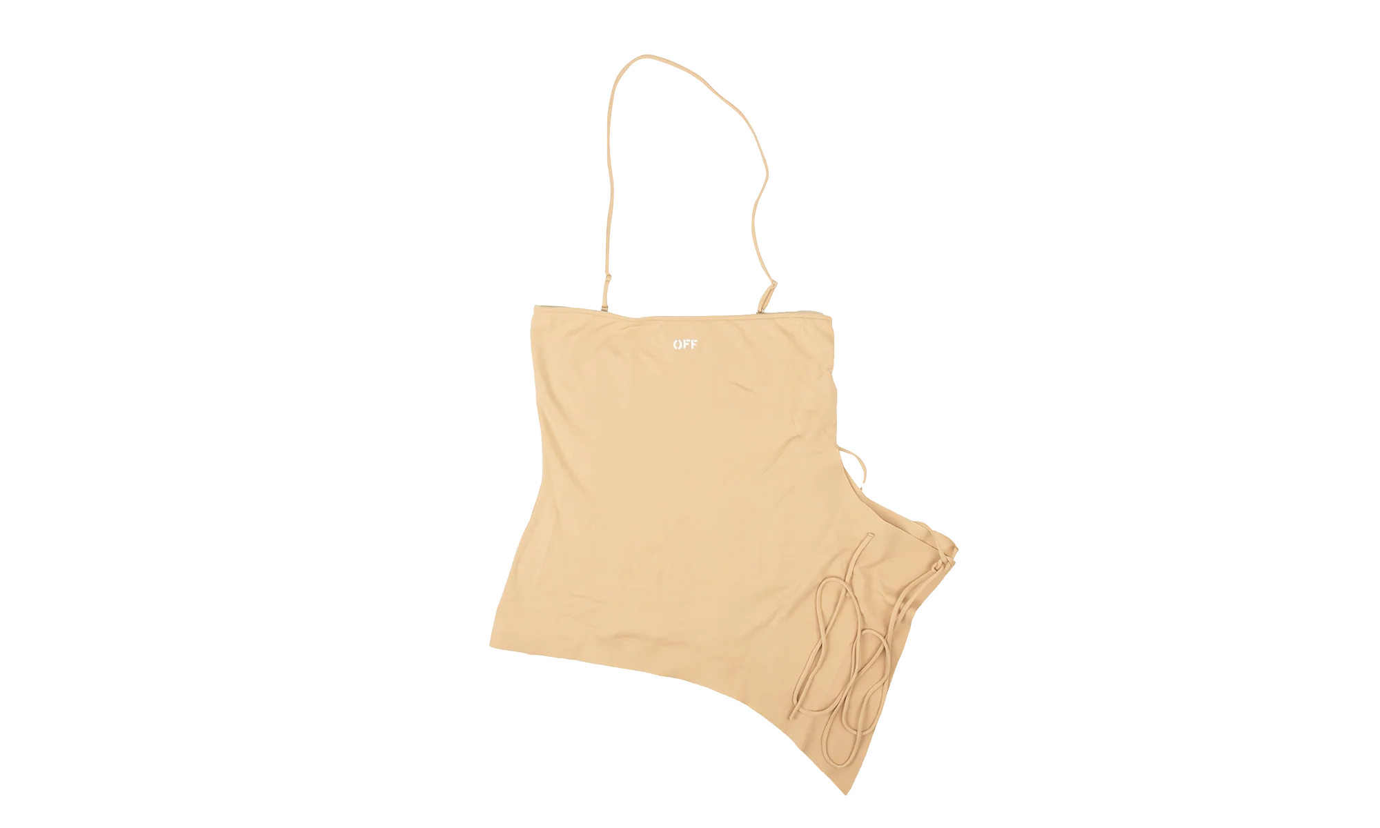 Jersey Romantic Strings Top "Beige" OWAD145S21FAB0016100