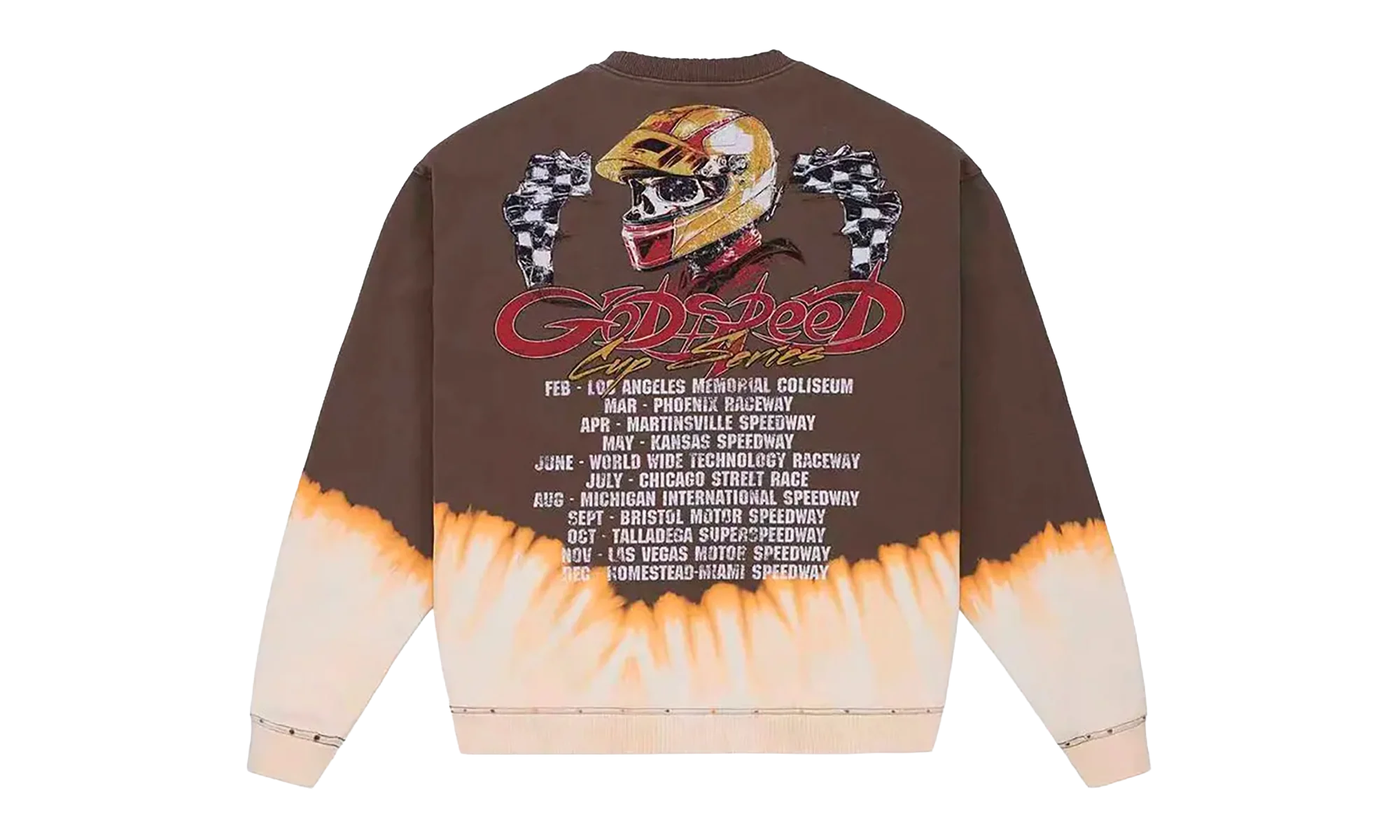 F.T.W Sweatshirt "Brown Bleached Wash" GS107